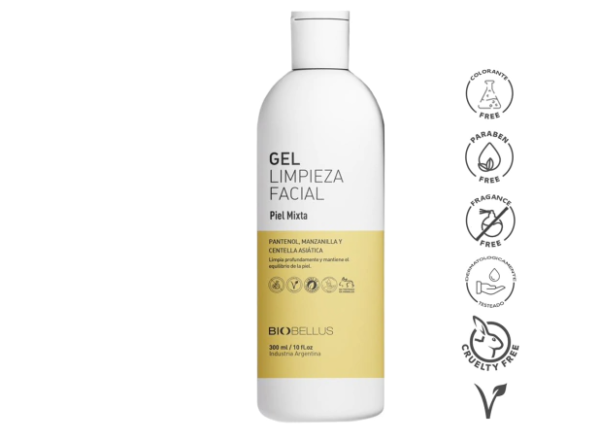 Gel Limpieza Piel Mixta 300ML Biobellus