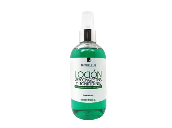 Locion Descongestiva y Tonificante 250ml Biobellus