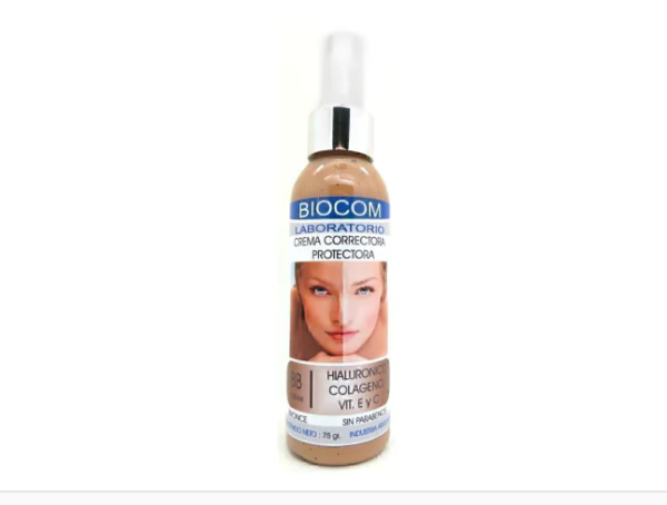 CREMA CORRECTORA CON FILTRO SOLAR BB CREAM BRONCE BIOCOM