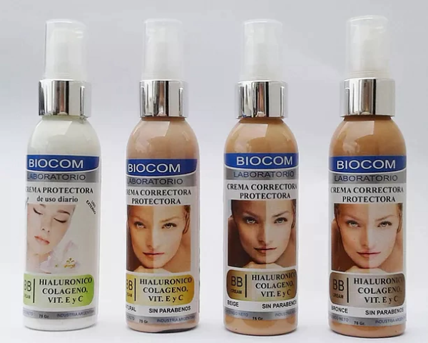 SET PROTECTORES SOLARES BB CREAM BIOCOM X4