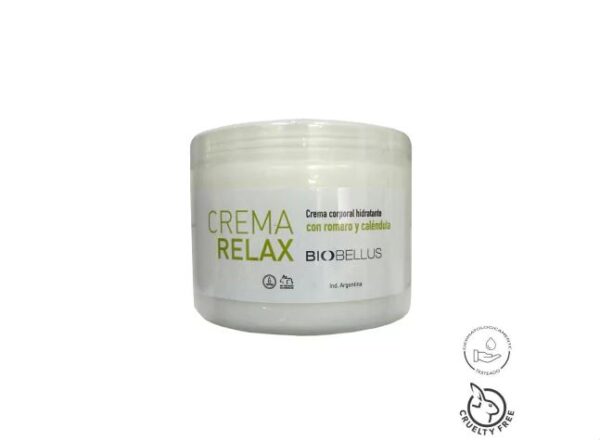 Crema Relax Masajes Musculares Hidratante X 250g Biobellus